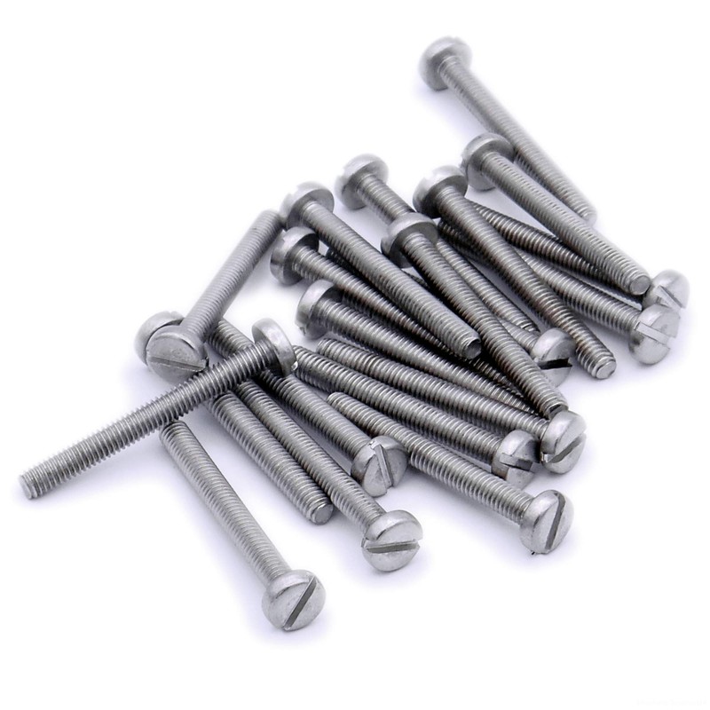 M4 (4mm x 50mm) Slot Pan Machine Screw (Bolt) -
