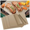 KitchenRaku BBQ Grill Mat 33X40cm Set of 5, Non Stick