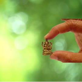 Purpledip Rare Miniature Statue Siddhi Vinayaka Ganesha: Unique Collectible Gift (11173)