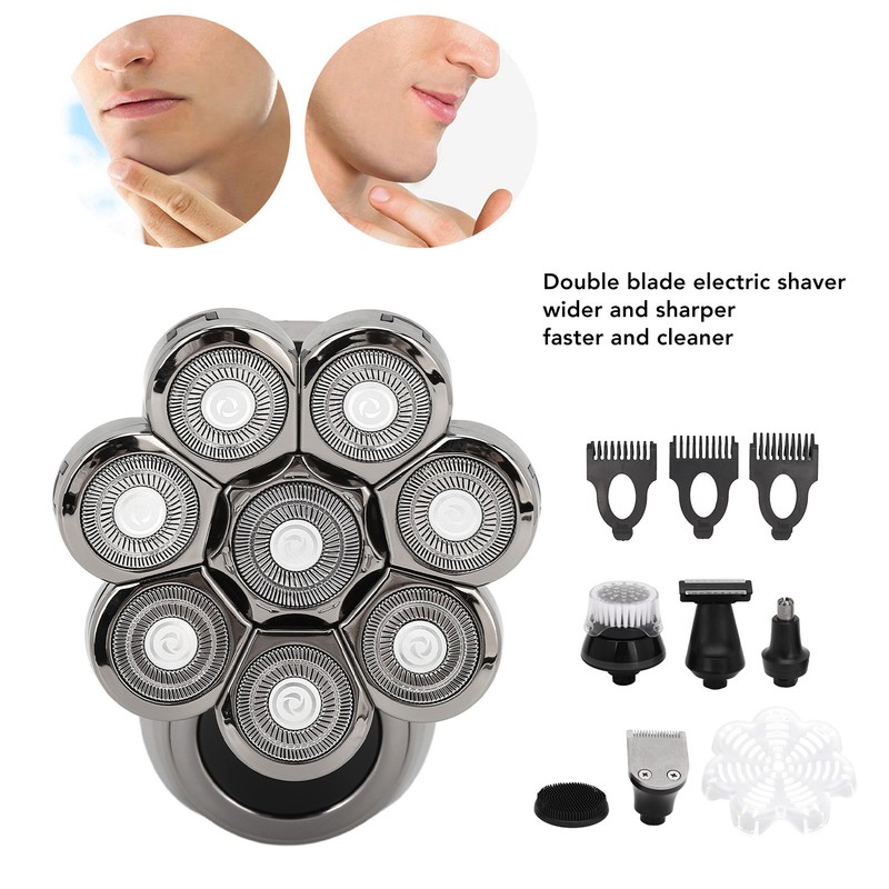 Multifunctional Electric Shaver Digital Display USB Charging Upgraded Dual Blade