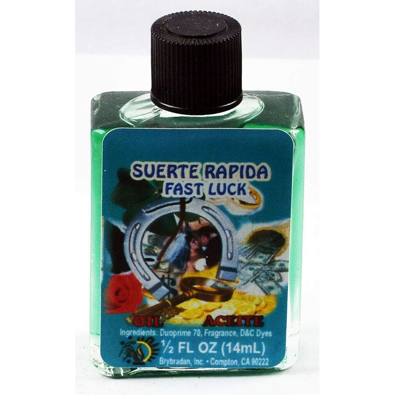 MW 6 Pieces BRYBRADAN Fast Luck Spiritual Oil Suerte RAPIDA