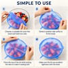 Silicone Stretch Lids for Food Storage – Reusable Elastic Covers