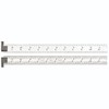 Starrett Spring Tempered Steel Rule with Satin Chrome Finish, Quick