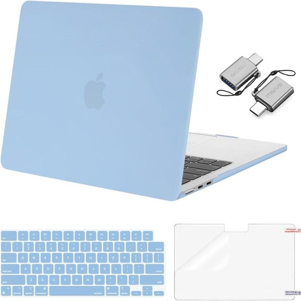 MOSISO Compatible with MacBook Air 13 inch Case 2025 2024