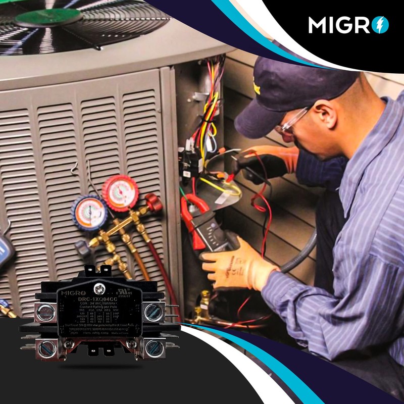 Migro 1 Pole 40 AMP Heavy Duty AC Contactor Replaces