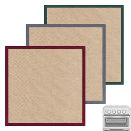 Silicone Basket Liners For Cuisinart Air Fryer Toaster Oven, 3 PCS Reusable Air Fryer Liners Accessories For Cuisinart Convection Toaster Oven