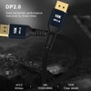 Displayport 2.0 Cable DVI HD Adapter Line 16K at 60Hz