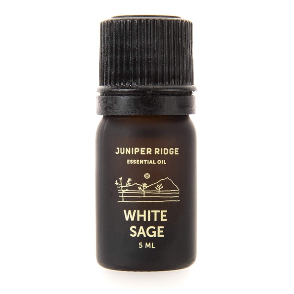 Juniper Ridge White Sage Essential Oil - Light & Refreshing Desert Fragrance with Earthy Spicy Resin Notes - Essential Oils are Perfect Blend for Diffusers, Aromatherapy, & More - 5ml