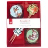 96-Piece Muffin Cupcake Decoration Baking Set Christmas Xmas Motifs Reindeer,