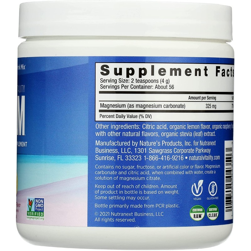 Natural Calm Raspberry Lemon-8 oz Brand: Natural Calm by Natural