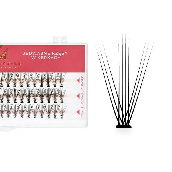 MANY BEAUTY Falsche Wimpern Cluster 60 Stück - Einzelne Wimpern