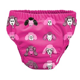 Pss! - Baby Swimming Trunks - Dog Princess Model - For Babies from 3 to 8 kg - L - Unisex - Multicoloured Design - Absorbent and Reusable - Waterproof and Comfortable - Pack of 1
