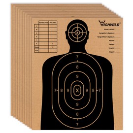 Highwild 13" X 16" Cardboard Targets for Shooting, Silhouette Paper Targets - Pack of 25
