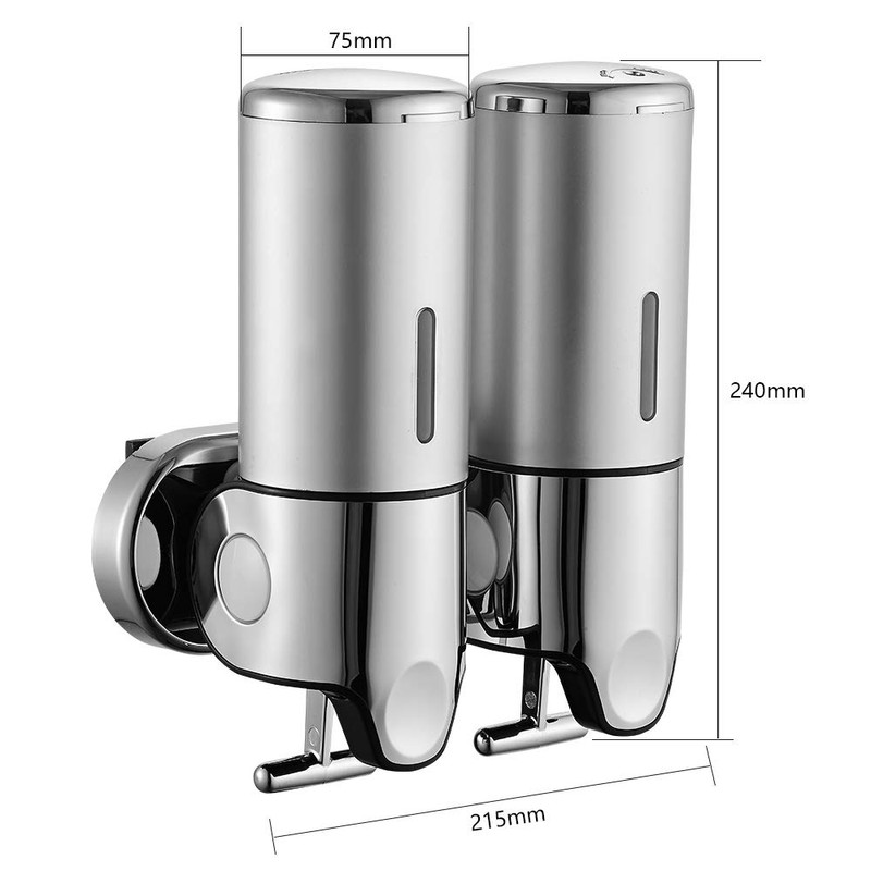 tropical Soap Dispenser, Wall Mounted, Shampoo, Body Soap, Bathroom, Shower