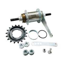 rockible Bicycle Hub Conversion Set Coaster Brake Rear Hub 36 Holes Tool Replacement Bike Trike Hub Conversion Set Repair for Cycling, Multi, Silver