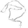 925 Solid Pure Sterling Silver Rosary Cross Virgin Mary Prayer