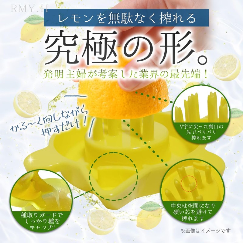 RMY.H (Invented Housewives Invent) Lemon Squeezer, Leading Edge in the