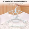 60-Piece Set Of Hanger Connection Hooks With 1 Storage Bag,