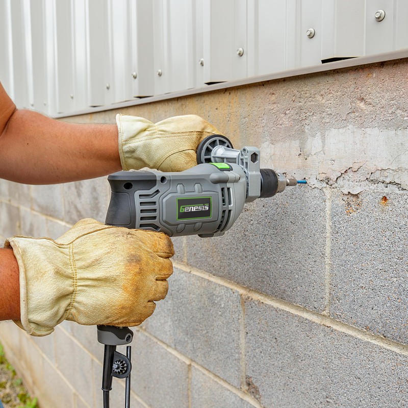 7.5 Amp 1/2 Variable Speed Heavy-Duty Hammer Drill with Depth