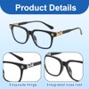 Chrome Heart Glasses with Blue Light Filter, Clear Glasses Men