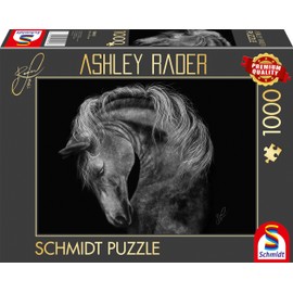 Schmidt Spiele 58543 Power Horse, Under the Sign of Strength, Ashley Rader, 1000 Piece Jigsaw Puzzle, Multi-Coloured