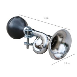 TRIXES Retro Bicycle Horn, Classic Bugle Hooter. Bicycle Accessories, Bike Horn, Vintage Bicycle Horn, Handle Bar Accessories, Classic Design, Premium Quality