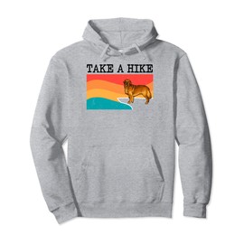 Funny Take A Hike Golden Retriever Graphic Hiking Pullover Hoodie