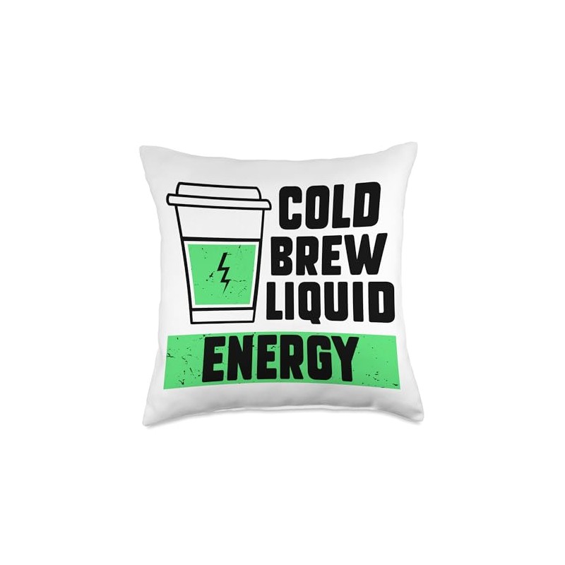 Cold Brew Liquid Energy Brew Latte Iced Coffee Lover Throw