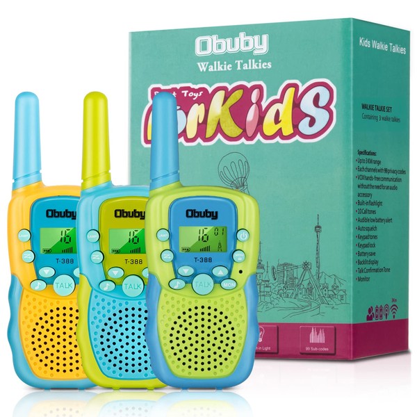 Obuby Toys for 3-12 Year Old Boys， Walkie Talkies for