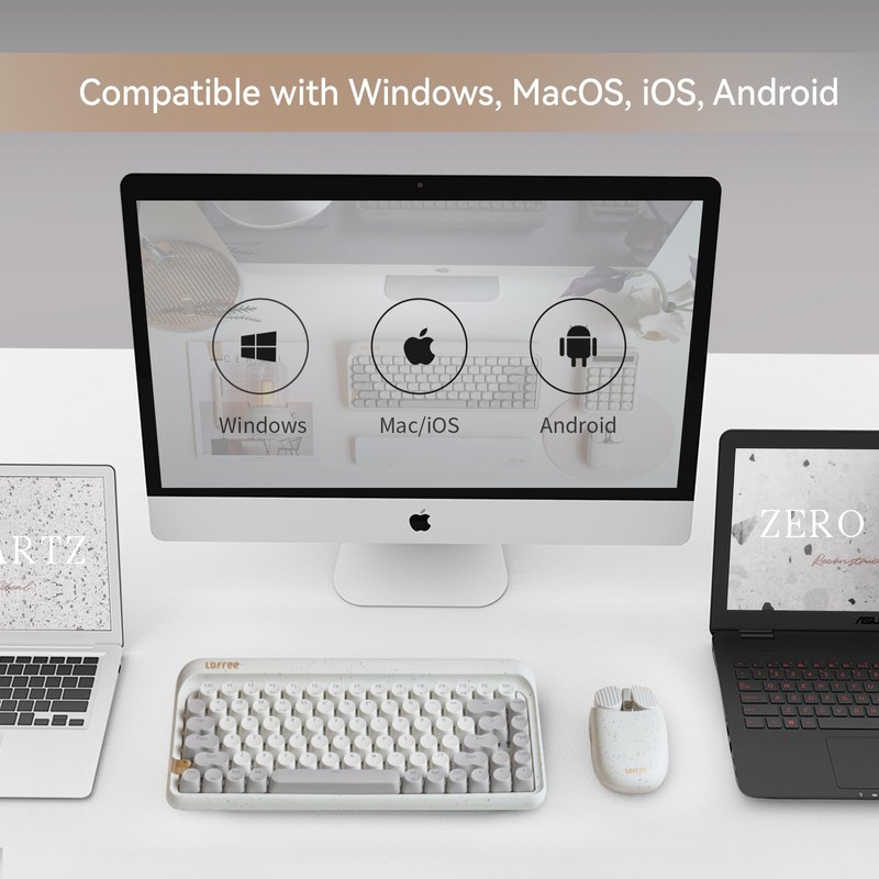 LOFREE - mouse inalámbrico de doble modo con 5 niveles