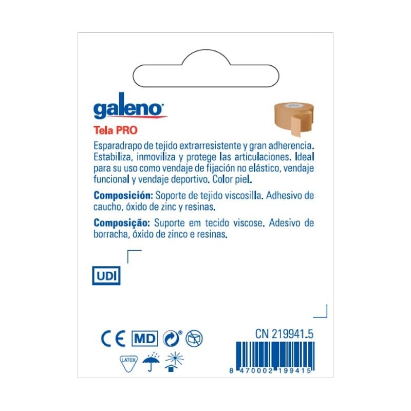 Pro Gewebepflaster, hautfarben, 5 m x 2,5 cm, extra robust