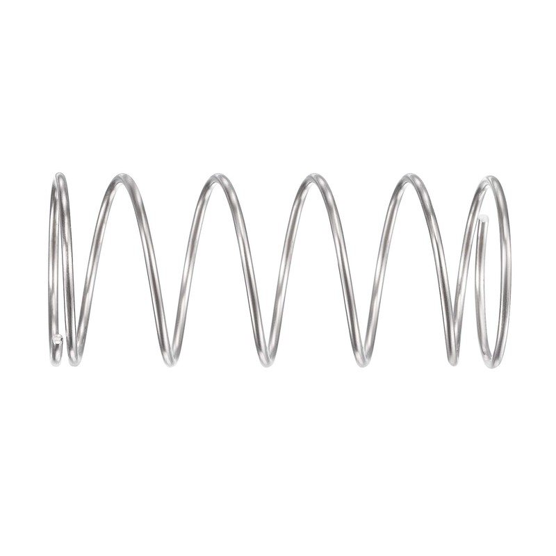 sourcing map Compression Spring, 304 Stainless Steel Compression Springs, Silver