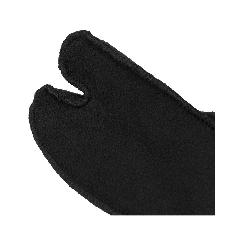 Kyoetsu Men's Tabi Socks, Fleece Cover, Winter Socks, Black