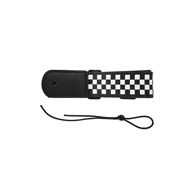 Guitar Shoulder Strap, Black and White Pattern Adjustable Guitar Shoulder