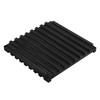 Waki Sangyo Stackable Vibration-Proof Rubber Black Thickness 10 x Width