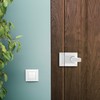 Narrow Deadlocking Night Latch 40mm, Complete with Rim Cylinder and