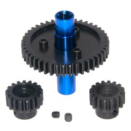 Spur Gear Slipper Clutch & Pinions Gear Compatible with 1/10 Arrma Granite 3S & 1/8 Kraton Outcast 4S Typhon Rc Car Steel Part(43T+16T+17T)