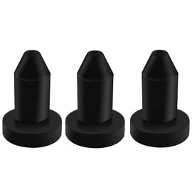 Taicols 3 Pack Kayak Drain Plug Scupper Plugs for Boat Canoe Holes Stoppers Compatible with Sun Dolphin Kayaks Aruba 8 SS, Black Pelican Kayak Pelican Kayak Accessories Scupper Plugs for Kayak