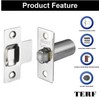 TERF® Adjustable Roller Catch Polished Nickel Roller Ball Door Latch
