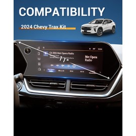 YEE PIN 2024 2025 Chevy Trax Screen Protector for 2024 Chevy Trax Accessories 2024 Chevy Trax 8" Digital Cluster & 11" Infotainment Screen Protector for 2025 Chevy Trax Accessories LT/2RS/Activ