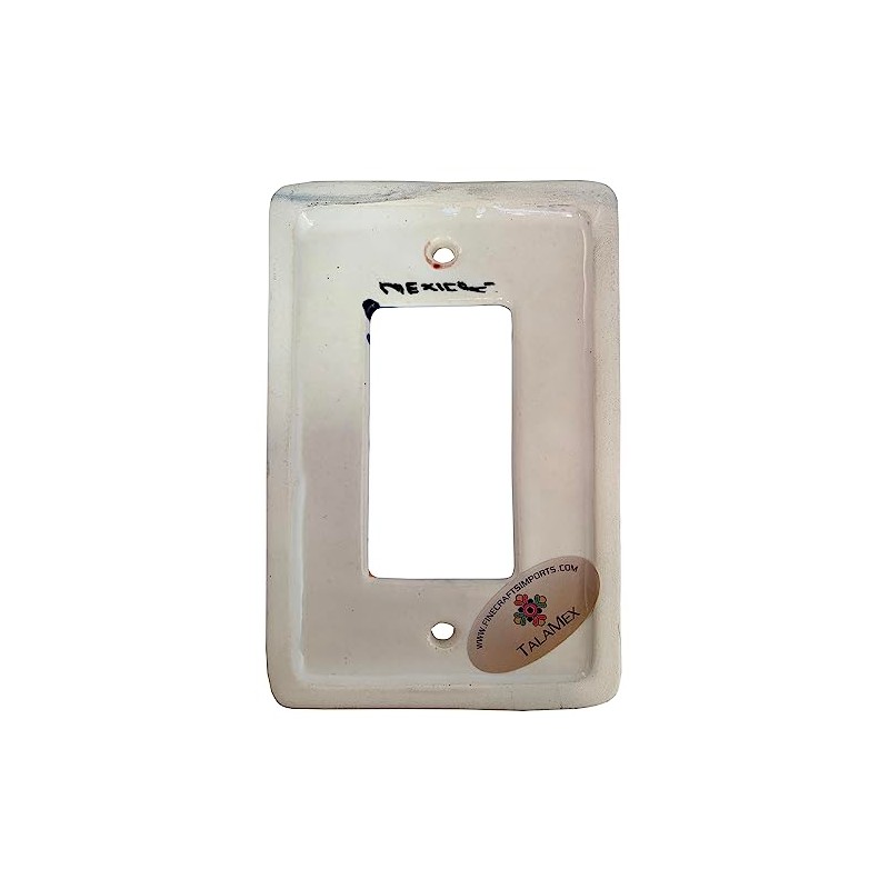 Single Decora Marigold Talavera Switch Plate