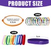 FDGGT 12-Piece Pet Identification Rings and 12-Piece Pet Collars, Puppy