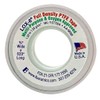 Fluoramics' LOX-8 Full Density PTFE Tape 3/4" Wide x 520"