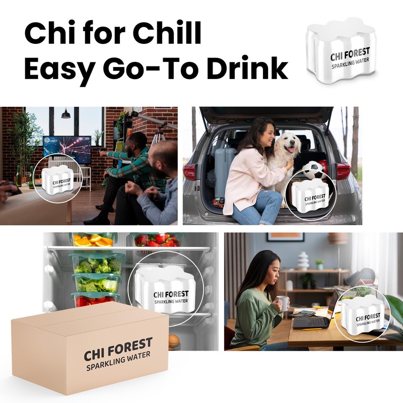 CHI FOREST White Peach Sparkling Water (11.16 oz* 24)