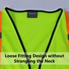 Sicalobo High Visibility Vest with Pockets Zipper for Men Women,Construction