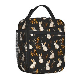 Bunny Lunch Box for Women Kids Girls Men Insulated Lunch Bag Lunchbox Adults Lunch Tote Bags Reusable Cooler for Work Office School Picnic Travel