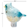 Current Bluebird Magnolia Nightlight- Ceramic 5 1/2" Plug in Light,