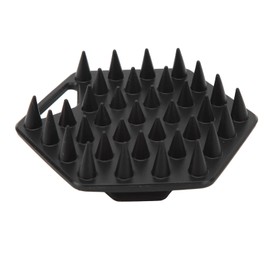 Beard Exfoliating Brush, Improve Blood Circulation, Pore Cleansing Beard Scrubber Brush for Daily Use (Black)