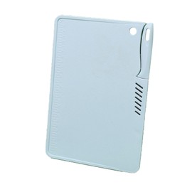 Kitchen Plastic Cutting Board, Reusable Plastic Utility Cutting Board Multifunctional Portable Fruit Chopping Board with Knife Hanging Hole for Kitchen(blue)