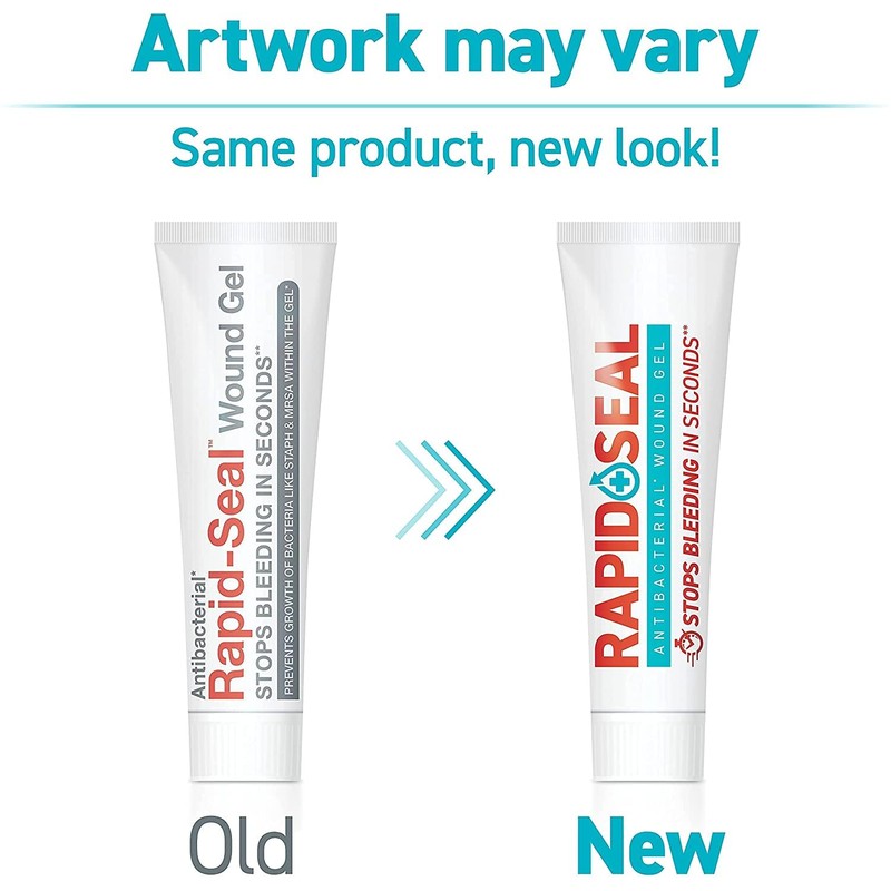 Rapid-Seal Wound Gel (1 Tube) | Stops Bleeding in Seconds